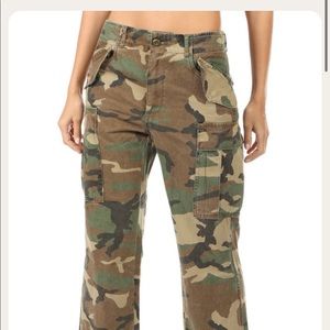 R13 Straight Cargo Camo Pant